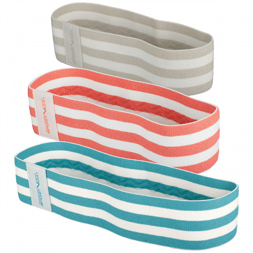 Резинка для фитнеса  SportVida Hip Band 3 шт. SV-HK0363 - фото №4